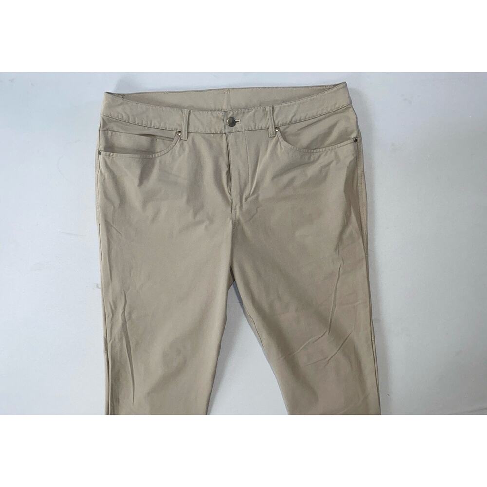Lululemon LM5AD8S 5-Pocket Performance ABC Jean Style Pants. Men's 36X27, EUC!